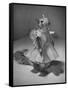 Squirrel Wearing a Baby Doll's Dress-Nina Leen-Framed Stretched Canvas