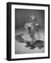 Squirrel Wearing a Baby Doll's Dress-Nina Leen-Framed Photographic Print