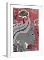 Squirrel-Rocket 68-Framed Giclee Print