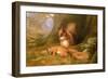 Squirrels in a Wood-Robert Collinson-Framed Giclee Print