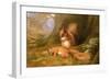 Squirrels in a Wood-Robert Collinson-Framed Giclee Print