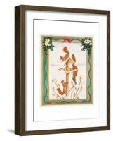 Squirrels Raiding a Bird-Table-Jeanne Maze-Framed Giclee Print