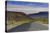 SR 190 Climbing Up from Death Valley, Mojave Desert, California-David Wall-Stretched Canvas