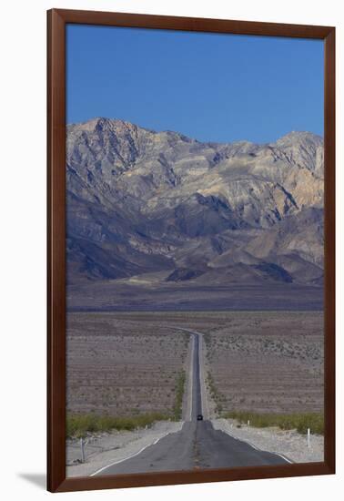 SR 190 Through Death Valley NP, Mojave Desert, California-David Wall-Framed Photographic Print