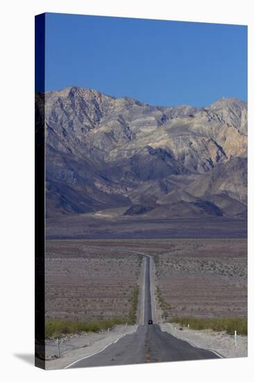 SR 190 Through Death Valley NP, Mojave Desert, California-David Wall-Stretched Canvas