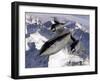 SR-71B Blackbird in Flight-Stocktrek Images-Framed Photographic Print