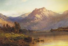 A View of Benmore at Sunset-Alfred De Breanski, Sr .-Stretched Canvas