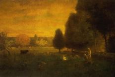 The Gloomy Days of 1776-George Inness, Sr.-Framed Stretched Canvas