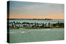 Sra and Old San Juan in Distance, Puerto Rico-Massimo Borchi-Stretched Canvas