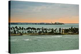 Sra and Old San Juan in Distance, Puerto Rico-Massimo Borchi-Stretched Canvas