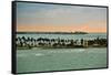 Sra and Old San Juan in Distance, Puerto Rico-Massimo Borchi-Framed Stretched Canvas