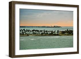 Sra and Old San Juan in Distance, Puerto Rico-Massimo Borchi-Framed Photographic Print