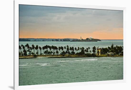 Sra and Old San Juan in Distance, Puerto Rico-Massimo Borchi-Framed Photographic Print