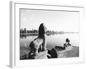 Sras Srang Royal Reservoir, Angkor, Cambodia-Walter Bibikow-Framed Photographic Print