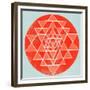 Sri Chakra-Garima Dhawan-Framed Giclee Print