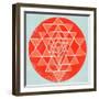 Sri Chakra-Garima Dhawan-Framed Giclee Print