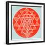 Sri Chakra-Garima Dhawan-Framed Giclee Print