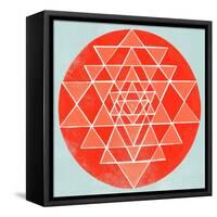 Sri Chakra-Garima Dhawan-Framed Stretched Canvas