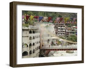 Sri Guru Nanak Ji Gurdwara Shrine, Manikaran, Himachal Pradesh, India-Anthony Asael-Framed Premium Photographic Print