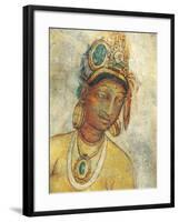 Sri Lanka, Central Province, Matale District, Sigiriya Depicting Apsara Female Spirit-null-Framed Giclee Print