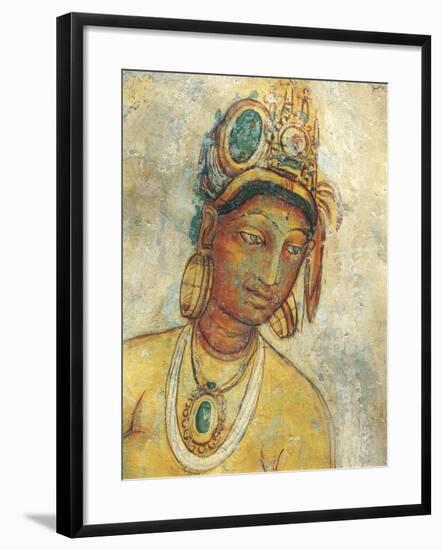 Sri Lanka, Central Province, Matale District, Sigiriya Depicting Apsara Female Spirit-null-Framed Giclee Print