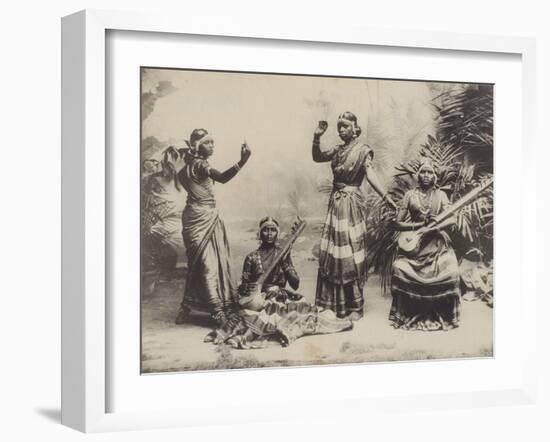 Sri-Lanka, les bayadères-null-Framed Giclee Print