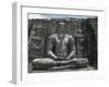 Sri Lanka, North Central Province, Polonnaruwa, Gal Vihare, Statue of Buddha in Meditation Made-null-Framed Giclee Print