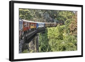 Sri Lanka, Train, Bridge-Harald Schšn-Framed Photographic Print