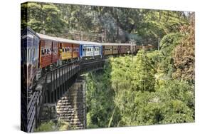 Sri Lanka, Train, Bridge-Harald Schšn-Stretched Canvas