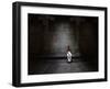 Sri Lankan Tamil Hindu Devotee Sits on Last Day of Tamil Year at a Hindu Temple in Sri Lanka-null-Framed Photographic Print