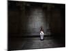 Sri Lankan Tamil Hindu Devotee Sits on Last Day of Tamil Year at a Hindu Temple in Sri Lanka-null-Mounted Photographic Print