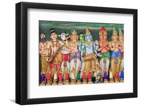 Sri Maha Mariamman Hindu Temple, Chinatown, Kuala Lumpur, Malaysia, Southeast Asia, Asia-Richard Cummins-Framed Photographic Print