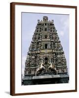 Sri Mahamariamma, Hindu Temple, Kuala Lumpur, Malaysia, Southeast Asia-John Miller-Framed Photographic Print