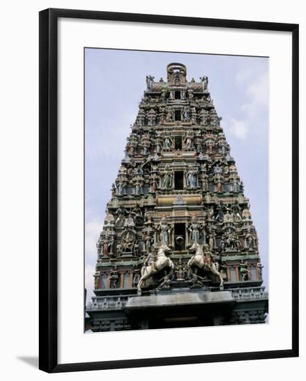 Sri Mahamariamma, Hindu Temple, Kuala Lumpur, Malaysia, Southeast Asia-John Miller-Framed Photographic Print