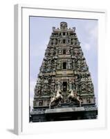Sri Mahamariamma, Hindu Temple, Kuala Lumpur, Malaysia, Southeast Asia-John Miller-Framed Photographic Print