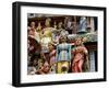 Sri Mariamman Hindu Temple Exterior Detail, Singapore, Southeast Asia, Asia-Nick Servian-Framed Photographic Print