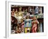 Sri Mariamman Hindu Temple Exterior Detail, Singapore, Southeast Asia, Asia-Nick Servian-Framed Photographic Print