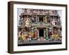 Sri Mariamman Hindu Temple, Singapore, Southeast Asia, Asia-Nick Servian-Framed Photographic Print