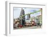 Sri Mariamman Temple and Masjid Jamae (Chulia) Mosque in South Bridge Road, Chinatown, Singapore-Fraser Hall-Framed Photographic Print