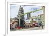 Sri Mariamman Temple and Masjid Jamae (Chulia) Mosque in South Bridge Road, Chinatown, Singapore-Fraser Hall-Framed Photographic Print