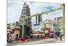 Sri Mariamman Temple and Masjid Jamae (Chulia) Mosque in South Bridge Road, Chinatown, Singapore-Fraser Hall-Mounted Photographic Print