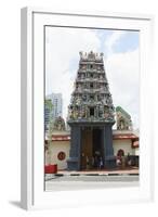 Sri Mariamman Temple in Chinatown-Fraser Hall-Framed Photographic Print