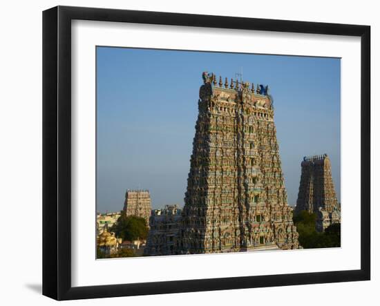 Sri Meenakshi Temple, Madurai, Tamil Nadu, India, Asia-Tuul-Framed Photographic Print