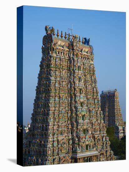 Sri Meenakshi Temple, Madurai, Tamil Nadu, India, Asia-Tuul-Stretched Canvas