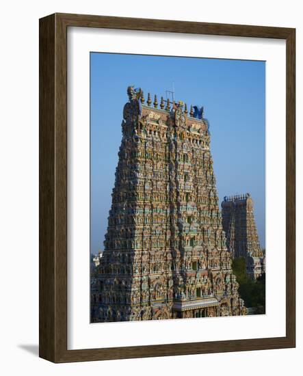 Sri Meenakshi Temple, Madurai, Tamil Nadu, India, Asia-Tuul-Framed Photographic Print