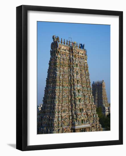 Sri Meenakshi Temple, Madurai, Tamil Nadu, India, Asia-Tuul-Framed Photographic Print