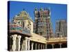 Sri Meenakshi Temple, Madurai, Tamil Nadu, India, Asia-Tuul-Stretched Canvas