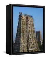 Sri Meenakshi Temple, Madurai, Tamil Nadu, India, Asia-Tuul-Framed Stretched Canvas