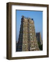 Sri Meenakshi Temple, Madurai, Tamil Nadu, India, Asia-Tuul-Framed Photographic Print