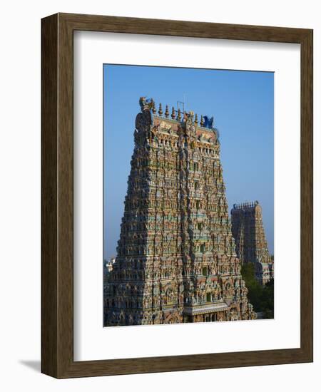 Sri Meenakshi Temple, Madurai, Tamil Nadu, India, Asia-Tuul-Framed Photographic Print
